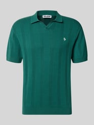 koszulka polo o kroju regular fit z wyhaftowanym logo od REVIEW - 17