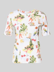 t-shirt we wzorze na całej powierzchni od Marc Cain - 26