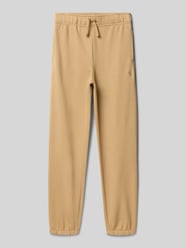 Sweatbroek met elastische band van Polo Ralph Lauren Teens Beige - 21