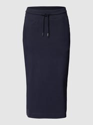 Knielange rok met logopatch van Gant Blauw / turquoise - 29