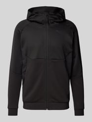 Sweatjacke mit Logo-Print Modell 'PUMATECH' von PUMA PERFORMANCE Schwarz - 38