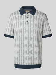 Regular fit poloshirt met structuurmotief, model 'JUDE' van Jack & Jones Premium - 3