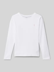 Longsleeve mit Logo-Stitching von Polo Ralph Lauren Teens Weiß - 5