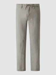 Jogpants aus Leinen  von NO EXCESS Grau / Schwarz - 34