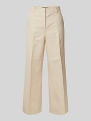 Wide Leg Stoffhose mit Bügelfalten Modell 'ZIRCONE' von Weekend Max Mara Beige - 4