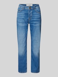 Relaxed Fit Jeans mit verkürztem Schnitt Modell 'C4' von Goldgarn Blau - 22