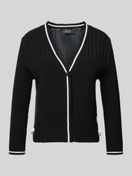 Gebreid jack met knoopsluiting. van Marc Cain - 5