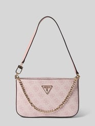 Handtasche mit Label-Applikation von Guess Pink - 23