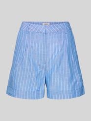 Korte relaxed fit broek met bandplooien van Scotch & Soda - 41