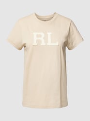 T-shirt met labelstitching van Polo Ralph Lauren Beige - 46