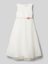 Kleid mit floraler Applikation von Une Hautre Couture - 21