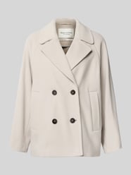 Regular fit wollen jack met dubbele knoopsluiting van Marc O'Polo Beige - 47