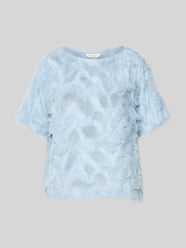 relaxed fit blouse met franjes model 'MYLINE' van Selected - 26