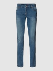 Slim Fit Jeans mit Stretch-Anteil Modell 'Italy' von Buena Vista Blau - 6