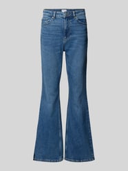 Jeansy o kroju bootcut z Mieszanka bawełny od Jake*s Casual - 34
