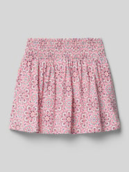 Mini spódnica w kroju regular fit z wbudowanymi szortami od s.Oliver RED LABEL Fuksjowy - 10