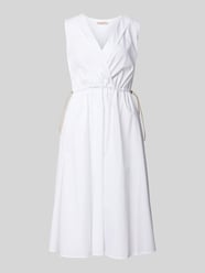Knielanges Cocktailkleid mit Kordelzug und Kordelstoppern von Rinascimento - 7