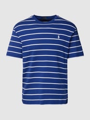 T-Shirt mit Streifenmuster von Polo Ralph Lauren Blau - 41