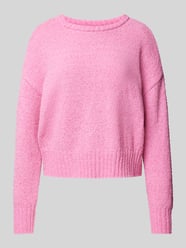 Loose Fit Strickpullover mit weichem Garn Modell 'TERESA' von Only Pink - 4