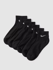 Socken mit Logo-Print im 6er-Pack von Nike Schwarz - 32