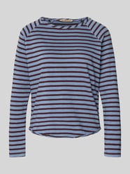 Bluza z prążkowanym, okrągłym dekoltem od Smith and Soul - 22