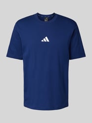 T-Shirt mit Label-Print von ADIDAS SPORTSWEAR Blau - 25