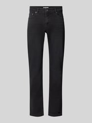 Slim Fit Jeans aus elastischem Baumwoll-Mix mit Gürtelschlaufen von REVIEW - 35
