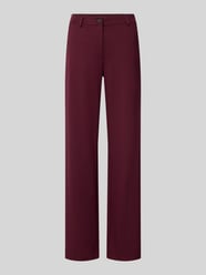 Straight Fit Stoffhose mit Viskose-Anteil Modell 'Nanni' von FREE/QUENT Bordeaux - 17