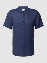 Regular fit vrijetijdsoverhemd met borstzak van Scotch & Soda Blauw / turquoise - 4