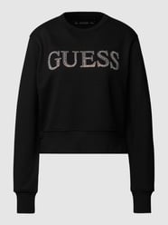 Sweatshirt mit Strasssteinbesatz von Guess - 46