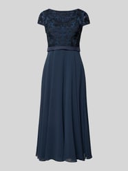 Cocktailkleid mit Stitchings und Perlen von Christian Berg Cocktail - 17