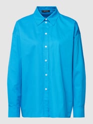 Hemdbluse aus Baumwolle Modell 'Fiandra' von OPUS Blau - 20