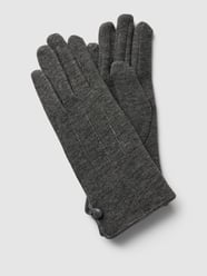 Handschuhe mit Knopfverschluss von EEM Grau - 44