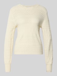 Sweter z mieszanki wiskozy w kroju regular fit model 'Milos' od VILA - 6