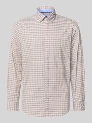 Regular fit vrijetijdsoverhemd met Button-downkraag van Christian Berg Men Beige - 45