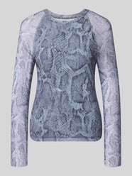 Longsleeve aus Mesh mit Schlangen-Muster von Marc Cain - 29
