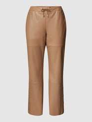 Hose aus Leder mit französischen Eingrifftaschen von JOOP! Weiß - 14
