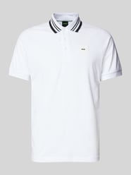 Regular Fit Poloshirt mit Label-Badge Modell 'Paddy' von BOSS Green - 1