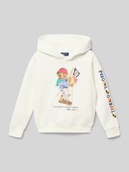 Bluza z kapturem o kroju regular fit z mieszanki bawełny od Polo Ralph Lauren Kids - 8