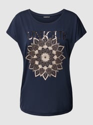 T-Shirt mit Motiv-Print von Montego Blau - 7