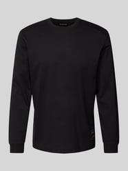 Regular Fit Langarmshirt aus reiner Baumwolle von Tom Tailor Schwarz - 34