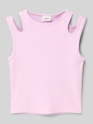 Slim Fit Tank Top mit Cut Outs von s.Oliver RED LABEL - 6
