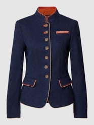 Blazer met contrastgarnering van White Label Blauw - 4