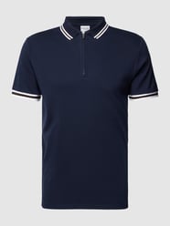 Slim fit poloshirt met labeldetail, model 'TOULOUSE' van SELECTED HOMME - 4