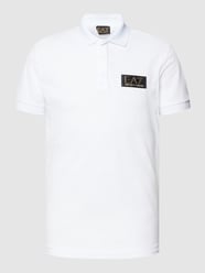 Poloshirt mit Label-Patch von EA7 Emporio Armani Weiß - 26