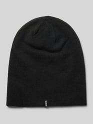 Beanie mit Label-Detail Modell 'ECLIPSE' von Barts Schwarz - 33