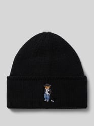 Muts met geborduurd beermotief van Polo Ralph Lauren - 4
