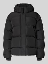 Kurtka w stylu puffer z krytym zamkiem błyskawicznym i kapturem od Superdry - 17