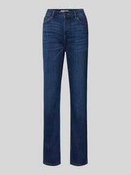 Straight Fit Jeans mit Gürtelschlaufen und Viskose-Anteil von Christian Berg Woman Blau - 9