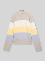 sweter o kroju regular fit z dodatkiem wełny od Tom Tailor Denim - 7